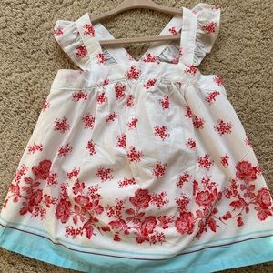 NWT! Janie and Jack floral Top Girls Size 6